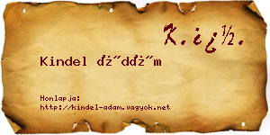 Kindel Ádám névjegykártya